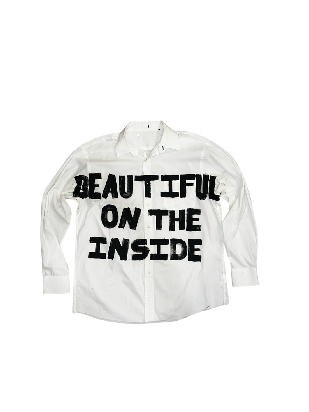 BEAUTIFUL ON THE INSIDE • White button down